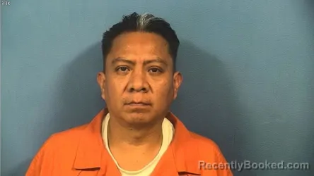 Mugshot of Manuel Perez-Licona booked in DuPage County, Illinois on August 10, 2026