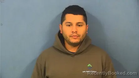 Mugshot of Marvin Sanchez booked in DuPage County, Illinois on October 2, 2026