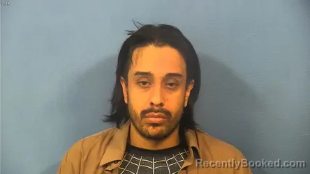 Mugshot of Oscar Salazar booked in DuPage County, Illinois on August 20, 2026