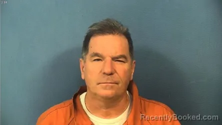 Mugshot of Paul Kubina booked in DuPage County, Illinois on October 8, 2026