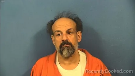 Mugshot of Spiro Bouzanis booked in DuPage County, Illinois on July 29, 2026