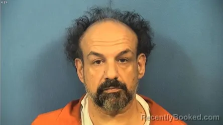 Mugshot of Spiro Bouzanis booked in DuPage County, Illinois on September 29, 2026