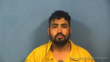 Mugshot of Samuel Contreras booked in DuPage County, Illinois on July 18, 2026