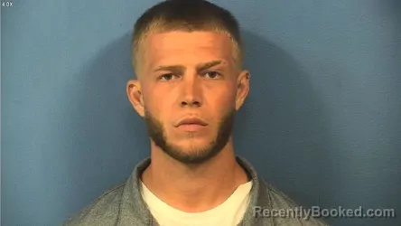 Mugshot of Tyler Allison booked in DuPage County, Illinois on August 5, 2026