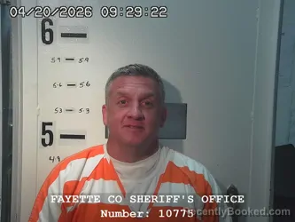 Mugshot of DUSTIN WJ KNOTT booked in Fayette County, Illinois on April 20, 2026