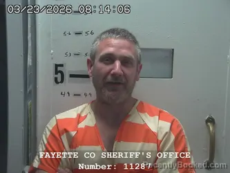 Mugshot of BRYAN E DAGEN booked in Fayette County, Illinois on March 23, 2026