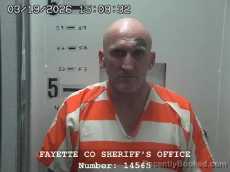 Mugshot of BOBBY JOE WEBBER booked in Fayette County, Illinois on March 19, 2026