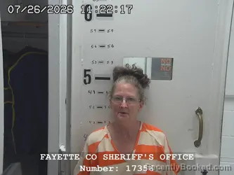 Mugshot of CYNTHIA CAROL ELLIOTT booked in Fayette County, Illinois on July 26, 2026
