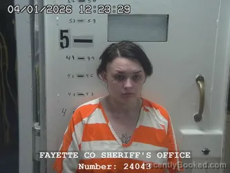 Mugshot of SIERRA K BLANKENSHIP booked in Fayette County, Illinois on April 1, 2026