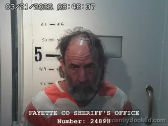 Mugshot of CURTIS DAVID JENNINGS booked in Fayette County, Illinois on March 21, 2026