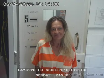 Mugshot of JANIE S LEE booked in Fayette County, Illinois on June 24, 2026