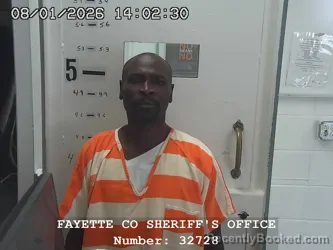 Mugshot of CLARENCE MAURICE BROWN booked in Fayette County, Illinois on August 1, 2026