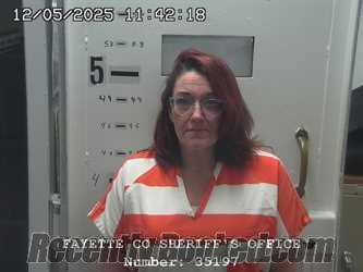 Booking photo from Fayette County, Illinois