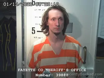 Booking photo from Fayette County, Illinois