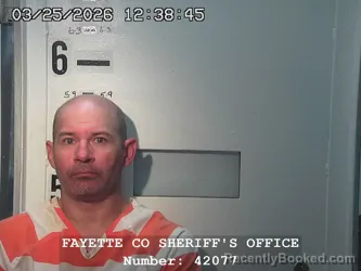 Mugshot of BRYAN D GOERING booked in Fayette County, Illinois on March 25, 2026