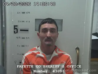 Mugshot of JOHNNY W SMITH booked in Fayette County, Illinois on April 20, 2026