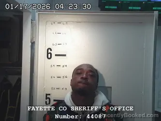 Booking photo from Fayette County, Illinois