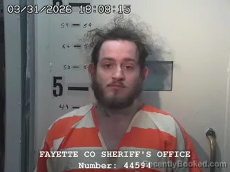 Mugshot of KORBIN R JOHNSON booked in Fayette County, Illinois on March 31, 2026