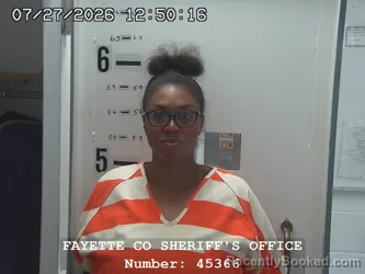 Mugshot of KAILEY E CANNON booked in Fayette County, Illinois on July 29, 2026