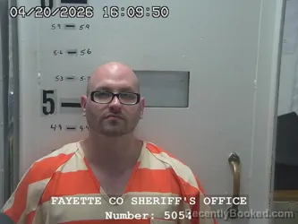 Mugshot of HUNTER W HAAS booked in Fayette County, Illinois on April 20, 2026