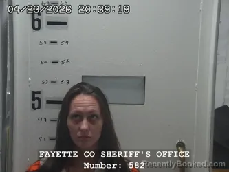 Mugshot of ALEXIS L BLACKWELL booked in Fayette County, Illinois on April 23, 2026