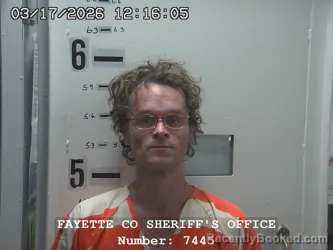 Mugshot of FORREST J. DONALDSON booked in Fayette County, Illinois on March 17, 2026