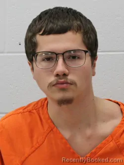 Mugshot of Tristan Tyler Garcia booked in Franklin County, Illinois on August 26, 2026