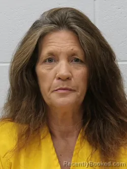 Mugshot of BARBARA JEAN THOMPSON booked in Franklin County, Illinois on April 22, 2026