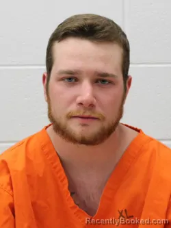 Mugshot of TYLER PERRY CLEVENGER booked in Franklin County, Illinois on April 22, 2026