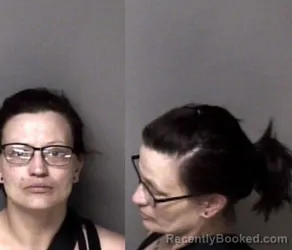 Mugshot of Crystal Dawn Blanton booked in Gaston County, North Carolina on March 25, 2026