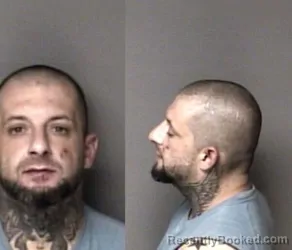 Mugshot of Christopher Anderson Montgomery booked in Gaston County, North Carolina on October 1, 2026