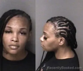 Mugshot of Tiana Sharde Grier booked in Gaston County, North Carolina on August 20, 2026