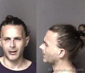 Mugshot of Matthew Joel Coleman booked in Gaston County, North Carolina on August 11, 2026
