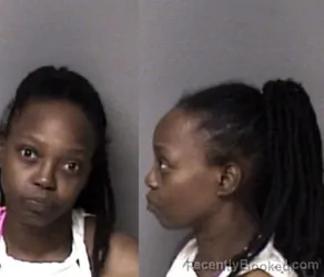 Mugshot of Kiania Quran Hargrove booked in Gaston County, North Carolina on June 21, 2026