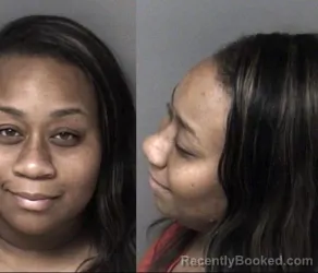 Mugshot of Asia Michellle Gunnings booked in Gaston County, North Carolina on October 4, 2026