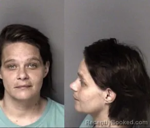 Mugshot of Brittany Carleen Blaes booked in Gaston County, North Carolina on August 12, 2026