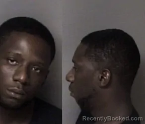 Mugshot of Ferious De'angelo Adams booked in Gaston County, North Carolina on August 14, 2026