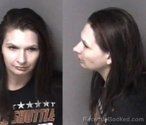 Mugshot of Ashlyn Merritt Abernathy booked in Gaston County, North Carolina on April 4, 2026