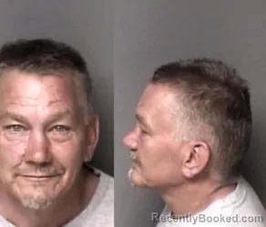 Mugshot of Gary Lewis Sanders booked in Gaston County, North Carolina on March 9, 2026