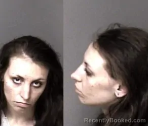 Mugshot of Amanda Caitlin Shives booked in Gaston County, North Carolina on March 15, 2026