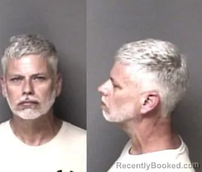Mugshot of Brad Alan Huggins booked in Gaston County, North Carolina on September 9, 2026