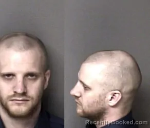 Mugshot of Jacob Scott Clawson booked in Gaston County, North Carolina on March 23, 2026