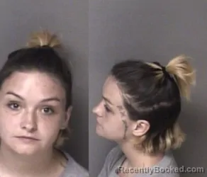 Mugshot of Jasmine Nicole Spirlin booked in Gaston County, North Carolina on March 30, 2026