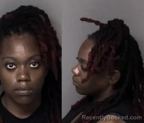 Mugshot of Kiara Charee Johnson booked in Gaston County, North Carolina on April 26, 2026