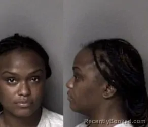 Mugshot of Camisha Shaque Burns booked in Gaston County, North Carolina on March 9, 2026