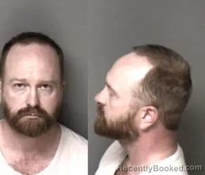 Mugshot of Justin Robert Dunn booked in Gaston County, North Carolina on March 12, 2026