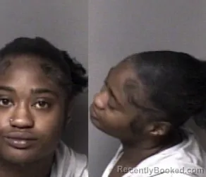 Mugshot of Za'kiaya Fantasia Jordan booked in Gaston County, North Carolina on August 3, 2026