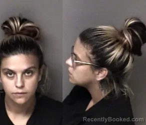 Mugshot of Autumn Mae Krizan booked in Gaston County, North Carolina on July 31, 2026