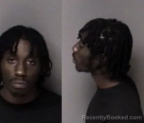 Mugshot of Omari Nkosy Isaiah Jolly booked in Gaston County, North Carolina on October 26, 2026
