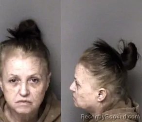 Mugshot of Leigh Huffstetler McCorkle booked in Gaston County, North Carolina on June 2, 2026